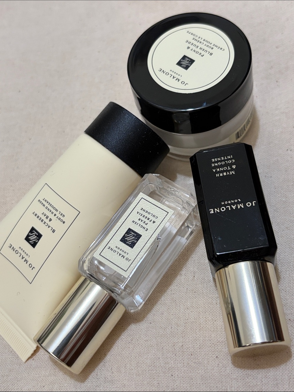 Jo Malone set of four